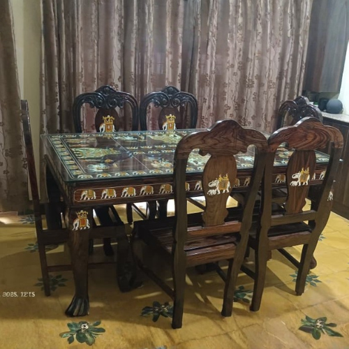 Sandalwood Dining Table - 4